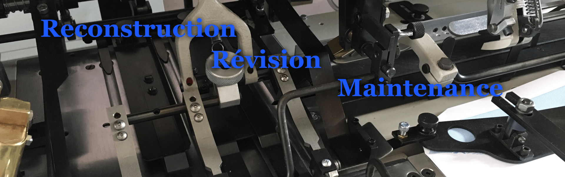 Service reconstruction, révision et maintenance machines